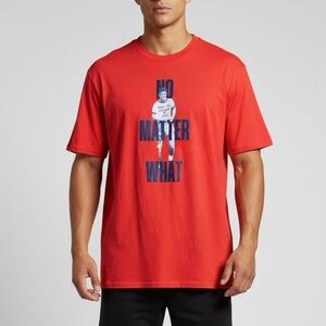 NWOT Adidas Red Terry Fox No Matter What Team Terry Tshirt Size XXL